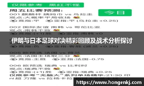 伊朗与日本足球对决精彩回顾及战术分析探讨