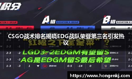 CSGO战术排名揭晓EDG战队荣登第三名引发热议